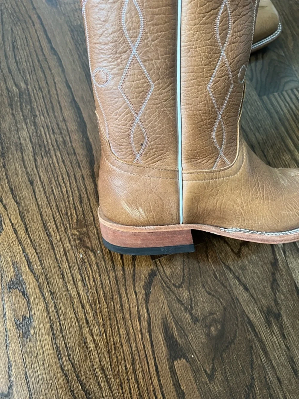 Classic Brown Western Cowboy Boots